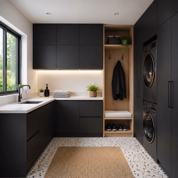 Matte Black European Cabinets - Image 5