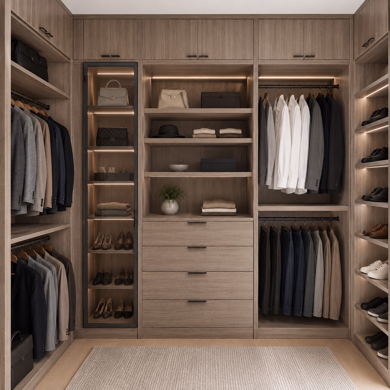 Kansas Oak Closets