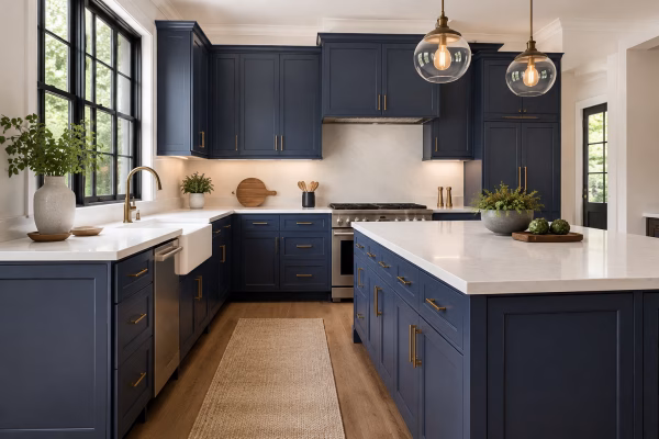 Signature Blue Shaker Cabinets - Image 11