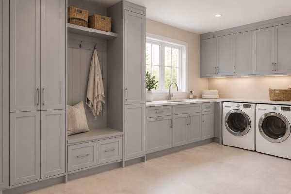 Gray Shaker Cabinets - Image 5