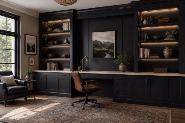 Onyx Black Shaker Cabinets - Image 11