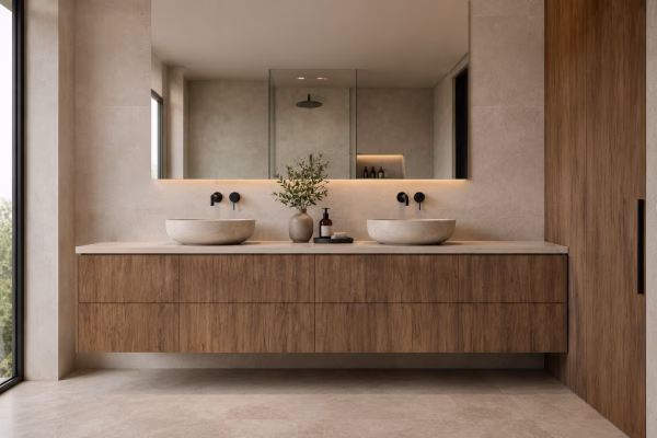Walnut European Cabinets - Image 3