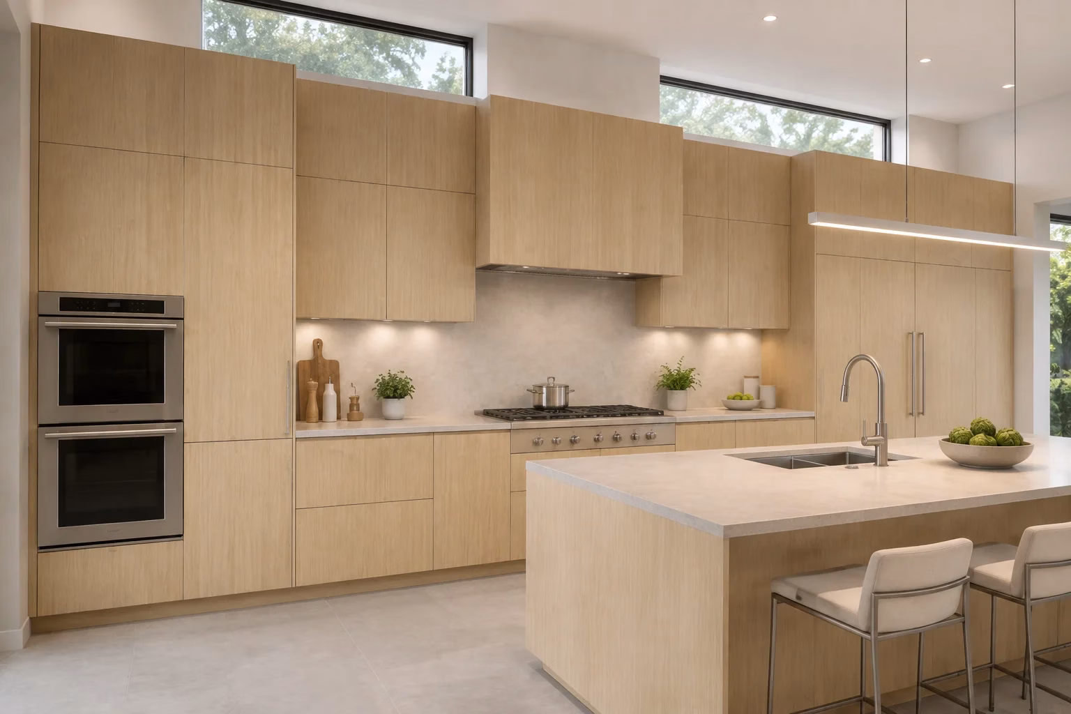 Natural Oak European Cabinets