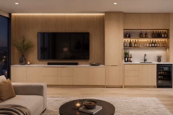 Natural Oak European Cabinets - Image 3