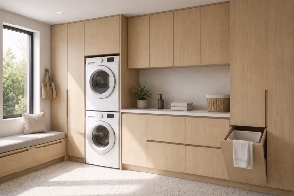 Natural Oak European Cabinets - Image 5