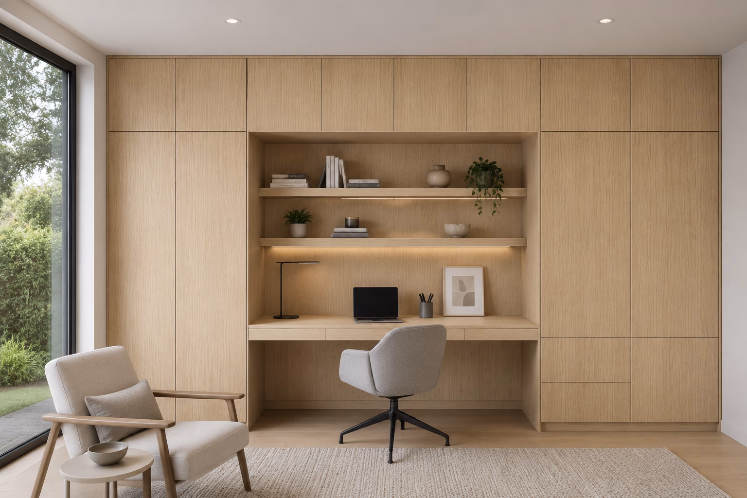 Natural Oak European Cabinets