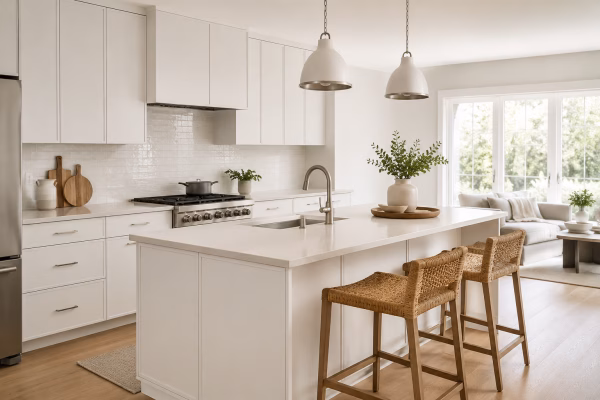 Slim Dove White Shaker Cabinets - Image 8