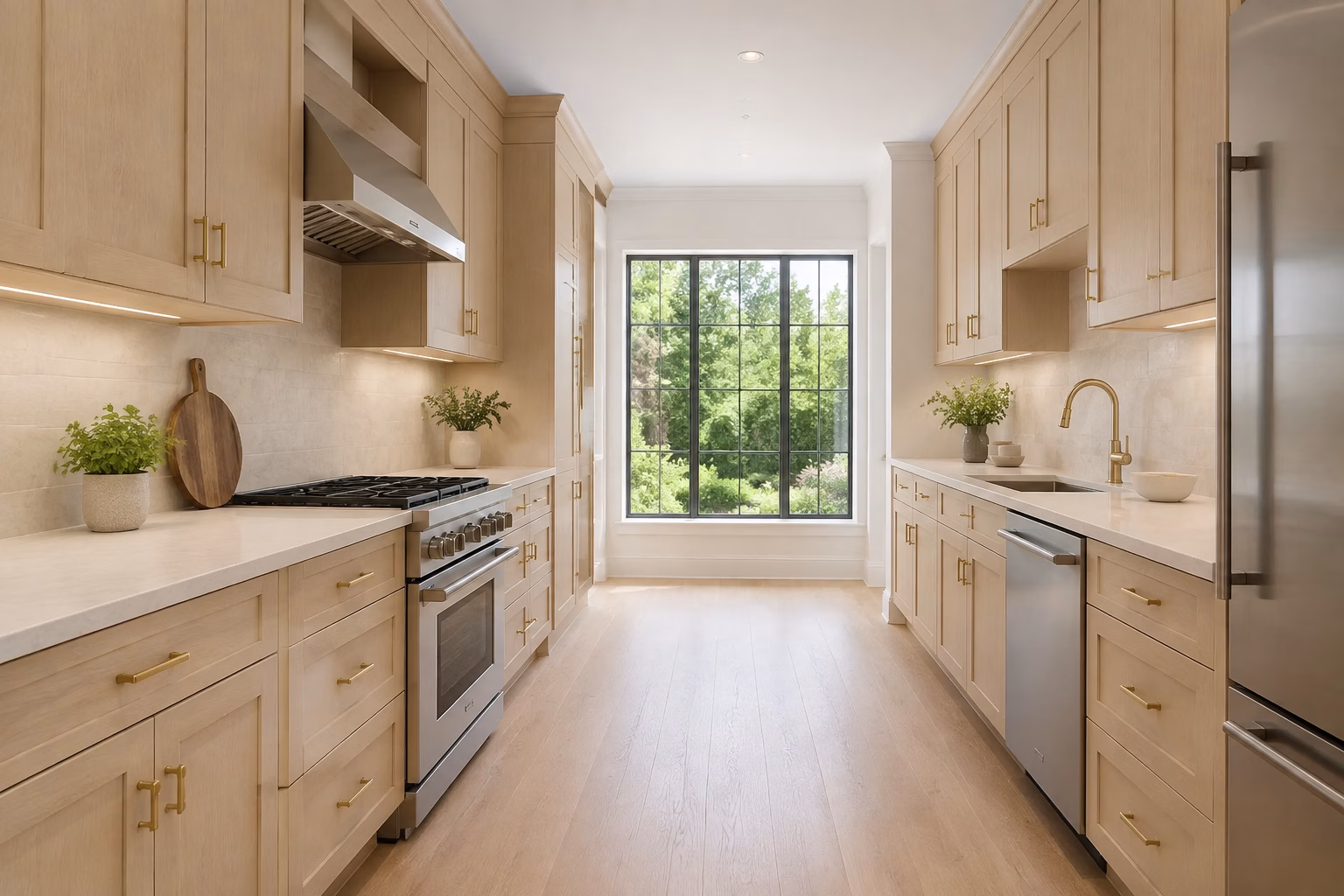 Natural Shaker Cabinets